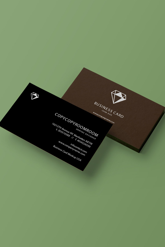 Digital White Business Cards