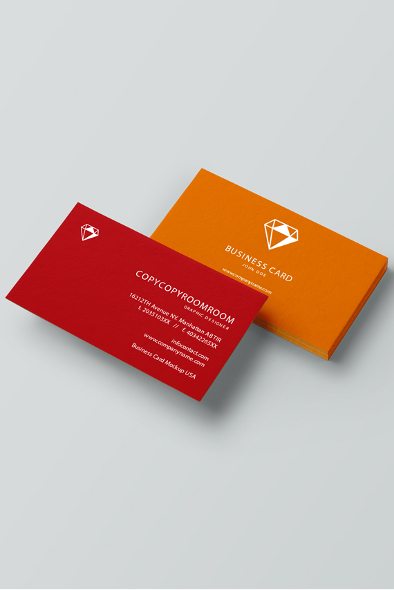 Digital White Business Cards
